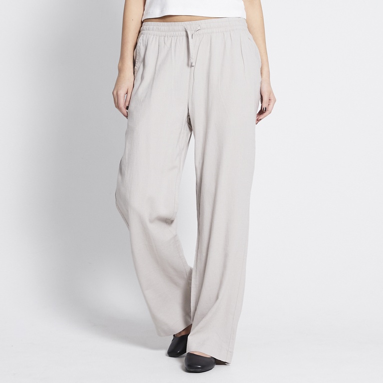 Linen blend pants "Denise" Beige